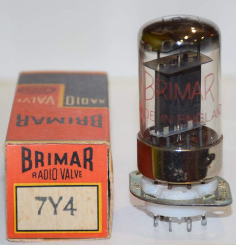 7Y4 Brimar England NOS 1950's (4 in stock) (rectifier)