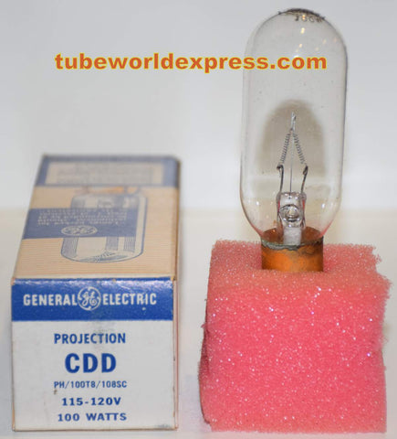 CDD PROJECTION LAMP by GE NOS (100 watts) (8 in stock)