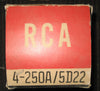 4-250A=5D22 RCA 1962 used original box sold as-is