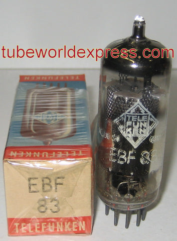 EBF83=6DR8 Siemens branded Telefunken NOS 1960's (3 in stock)