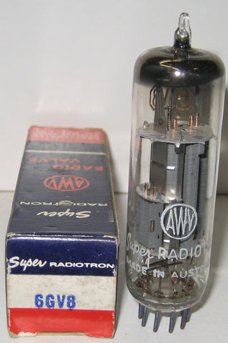 6GV8 Super Radiotron AWV Australia NOS 1960's