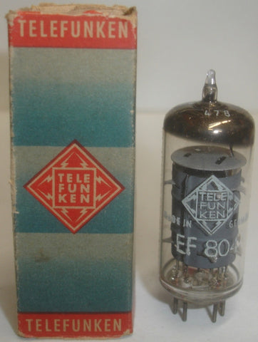 EF804 Telefunken NOS made in Berlin 1957 (3.5ma)
