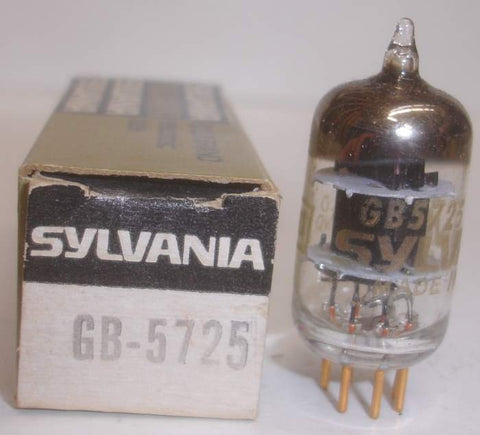 GB-5725=6AS6 Sylvania Gold Brand Gold Pins NOS (1 in stock)